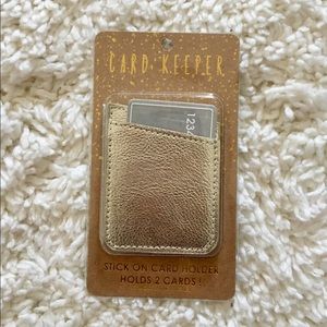 Stick On Gold Card Keeper
